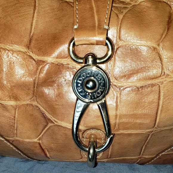 Dooney & Bourke Croco-Embossed Lock Tote - Picture 3 of 6